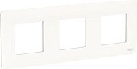 Рамка универсальная Schneider Electric Unica Studio 3-м. белый